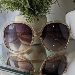 Oversized Pink Sunglasses